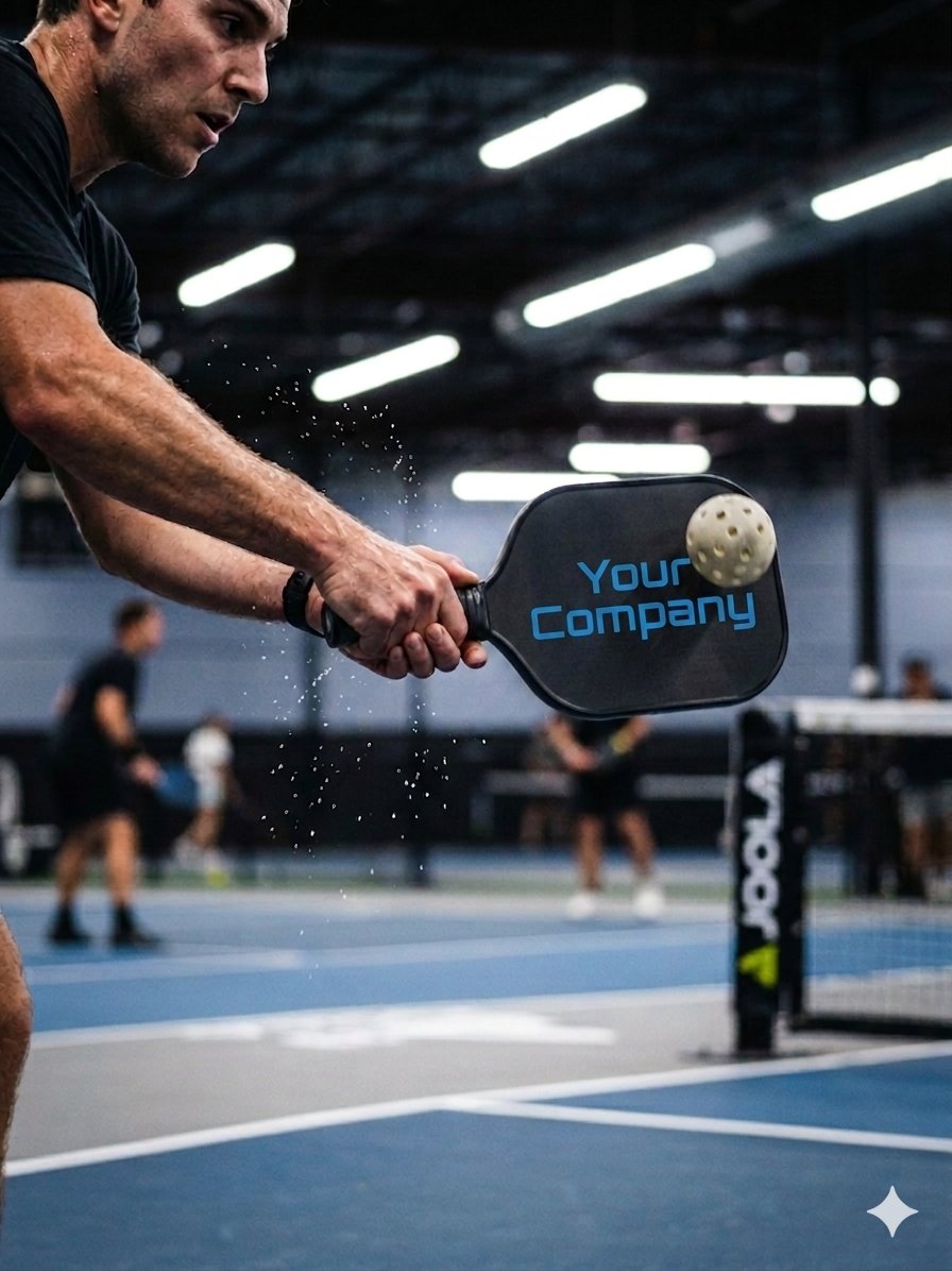 Group enjoying a private event at ERA Pickleball — The Woodlands' premier private event venue